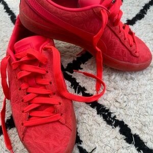 Puma Women's Neon Red Sneakers